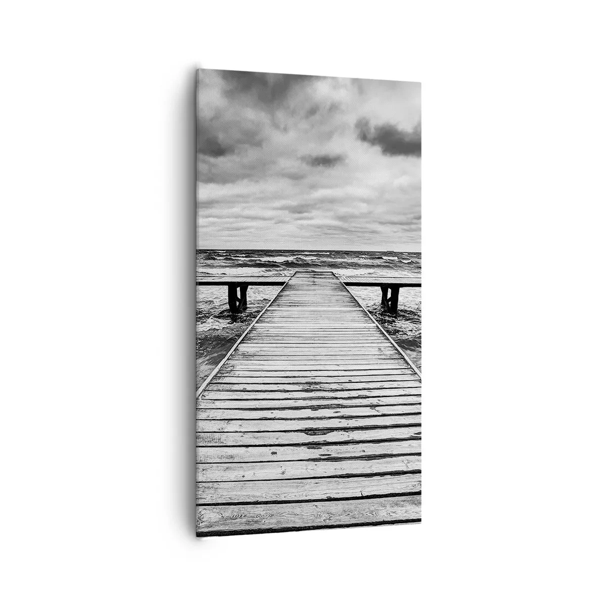 Tablou pe pânză - Aștept ca vântul să fugărească... - 65x120 cm