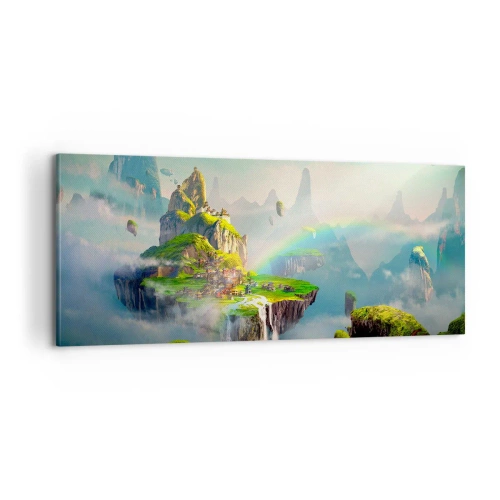 Tablou pe pânză - Insule fericite - 100x40 cm
