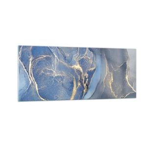 Tablou pe sticlă - Praf de aur - 100x40 cm