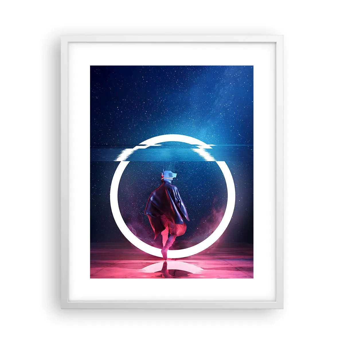 Poster în ramă albă - Între lumi - 40x50 cm