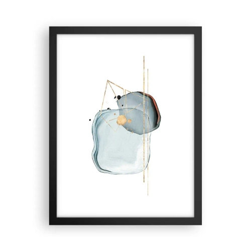 Poster în ramă neagră - Studiul picăturii - 30x40 cm