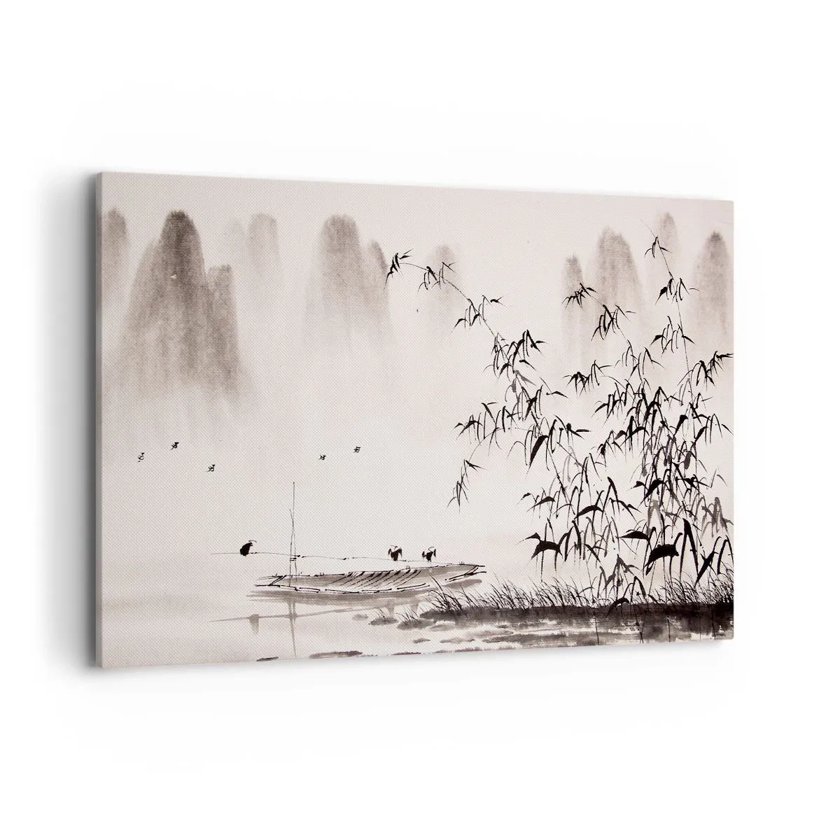 Tablou pe pânză - Liniștea câmpurilor de orez - 120x80 cm