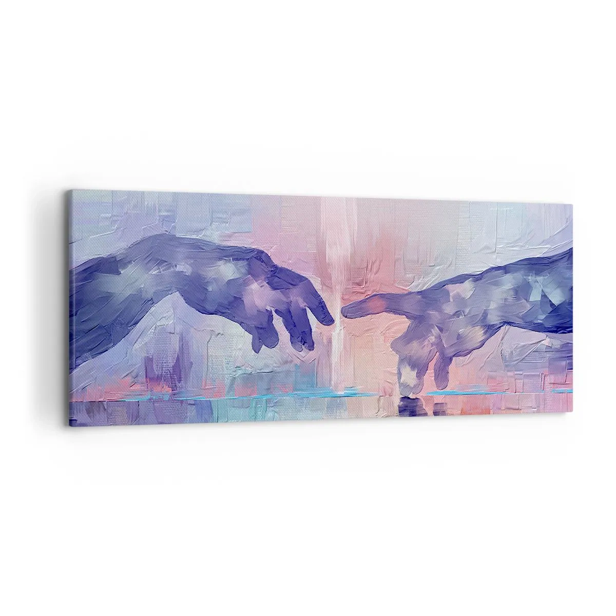 Tablou pe pânză - Scânteia divină a vieții - 120x50 cm