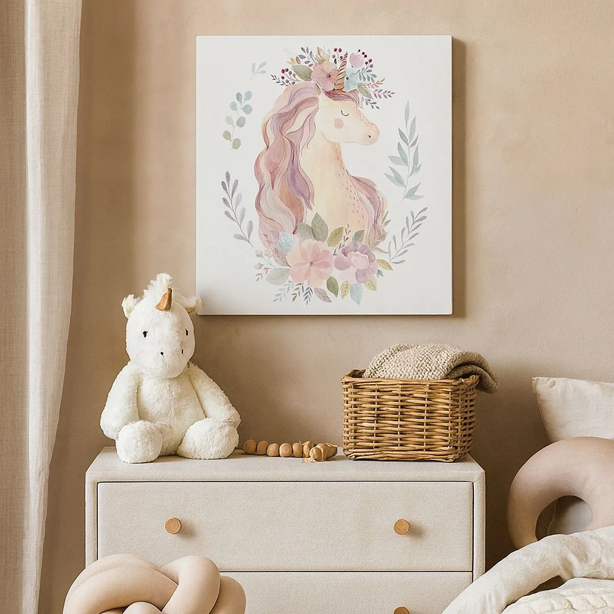 Tablou pe pânză - O invitație în lumea basmelor - 30x30 cm