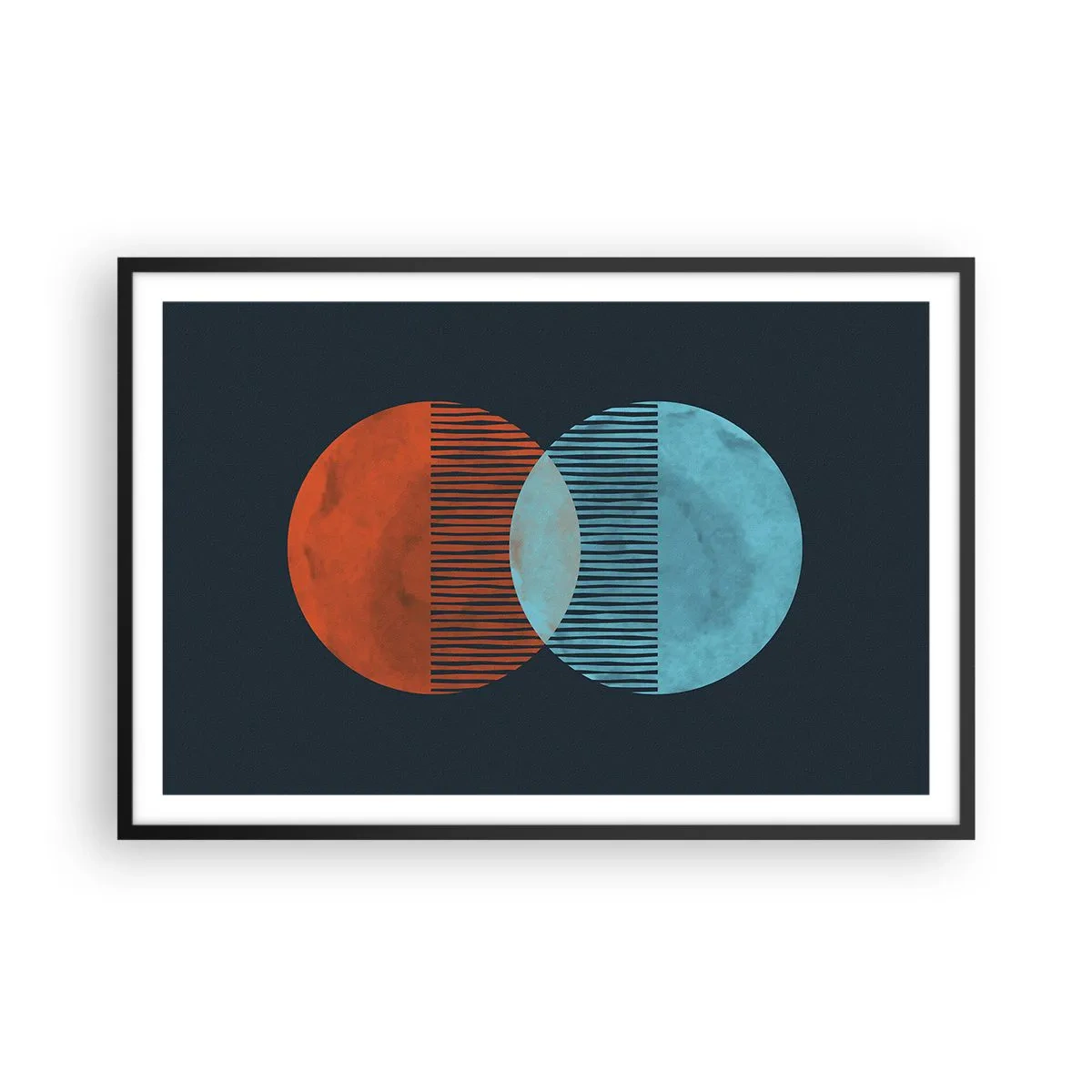 Poster în ramă neagră - Fantezie astronomică - 91x61 cm