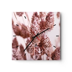 Ceas de perete - Ceas pe sticlă - Aparent discrete - 30x30 cm