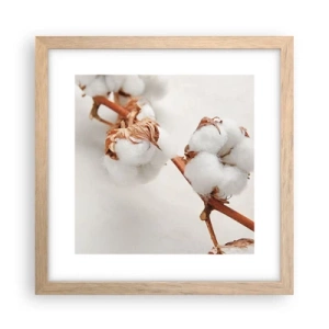 Poster în ramă de stejar deschis - Numai îmbrățișări - 30x30 cm