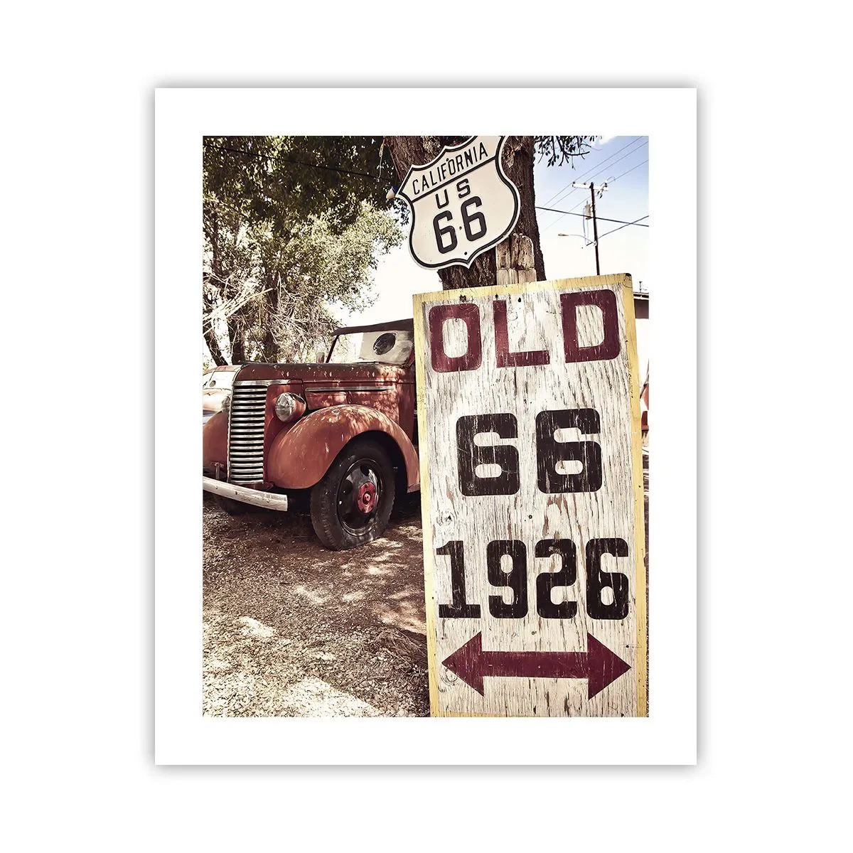 Poster - O legendă provincială americană - 40x50 cm