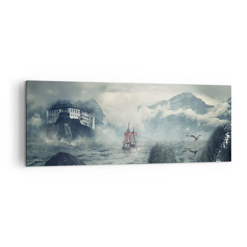 Tablou pe pânză - Pe ape magice - 140x50 cm