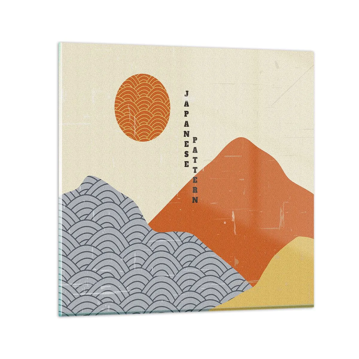 Tablou pe sticlă - În stil japonez - 30x30 cm