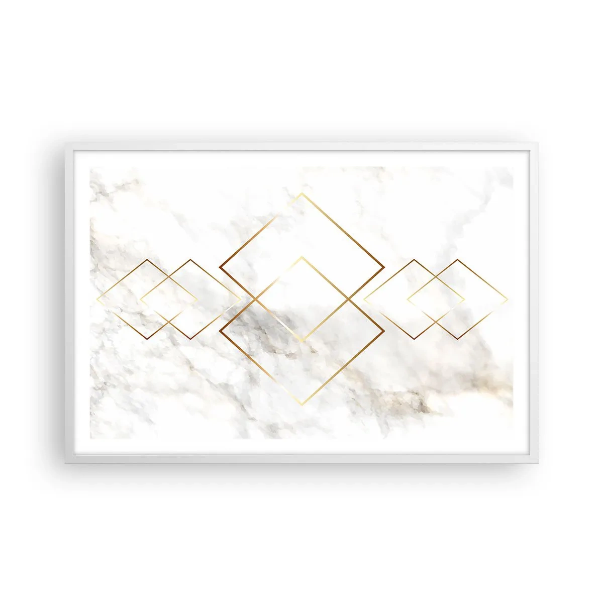 Poster în ramă albă - Vedere spre infinit - 91x61 cm