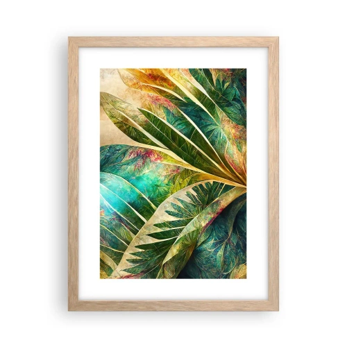Poster în ramă de stejar deschis - Culorile tropicelor - 30x40 cm