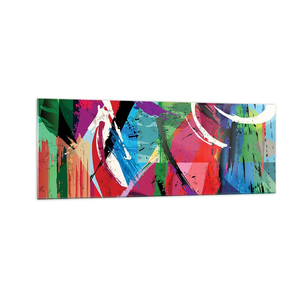 Tablou pe sticlă - Rapid, vioi și plin de viață - 140x50 cm