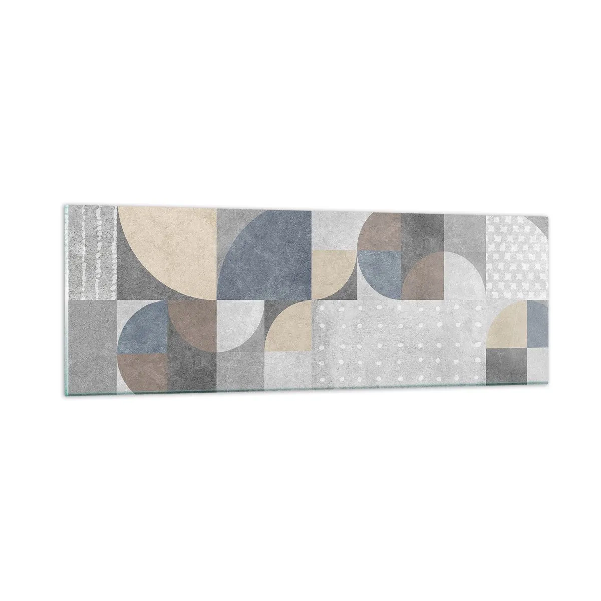 Tablou pe sticlă - Fantezie ceramică - 90x30 cm