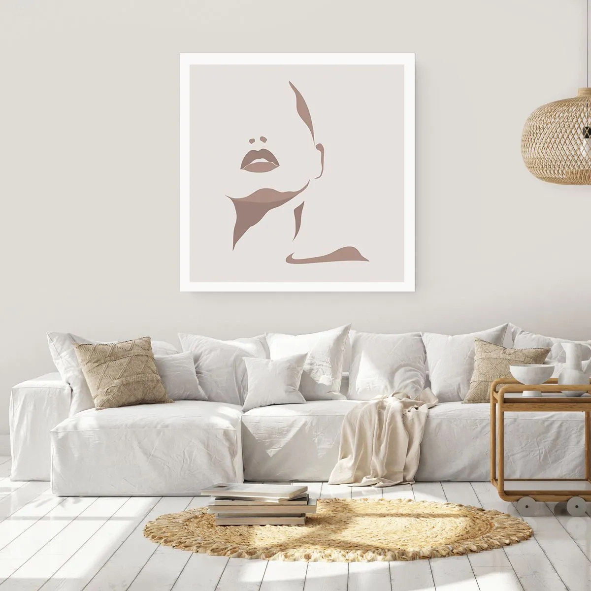 Poster - Creată din lumină și umbră - 50x50 cm