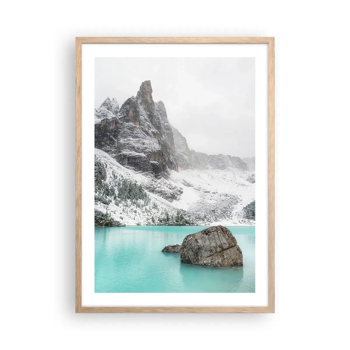 Poster în ramă de stejar deschis - De veghe - 50x70 cm