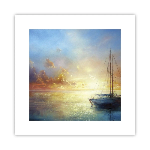 Poster - Într-un golf de aur - 30x30 cm