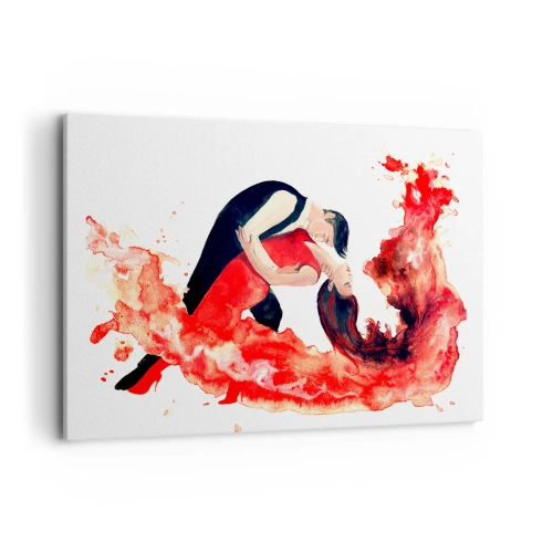 Tablou pe pânză - Tango - un val senzual - 120x80 cm