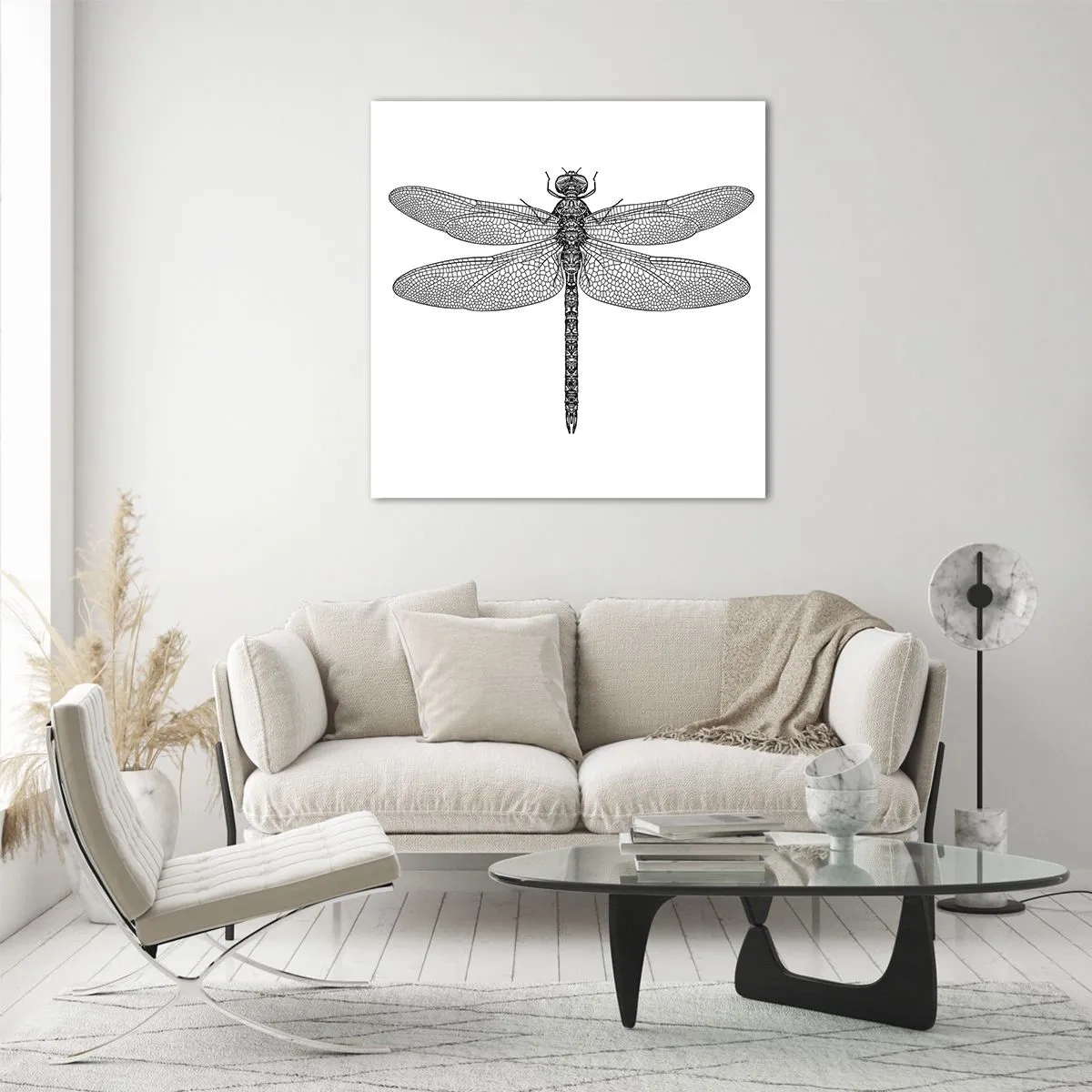 Tablou pe sticlă - Precizia naturii - 50x50 cm