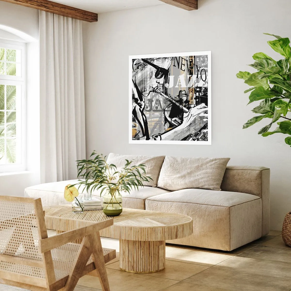 Poster - În ritmul New York-ului - 40x40 cm