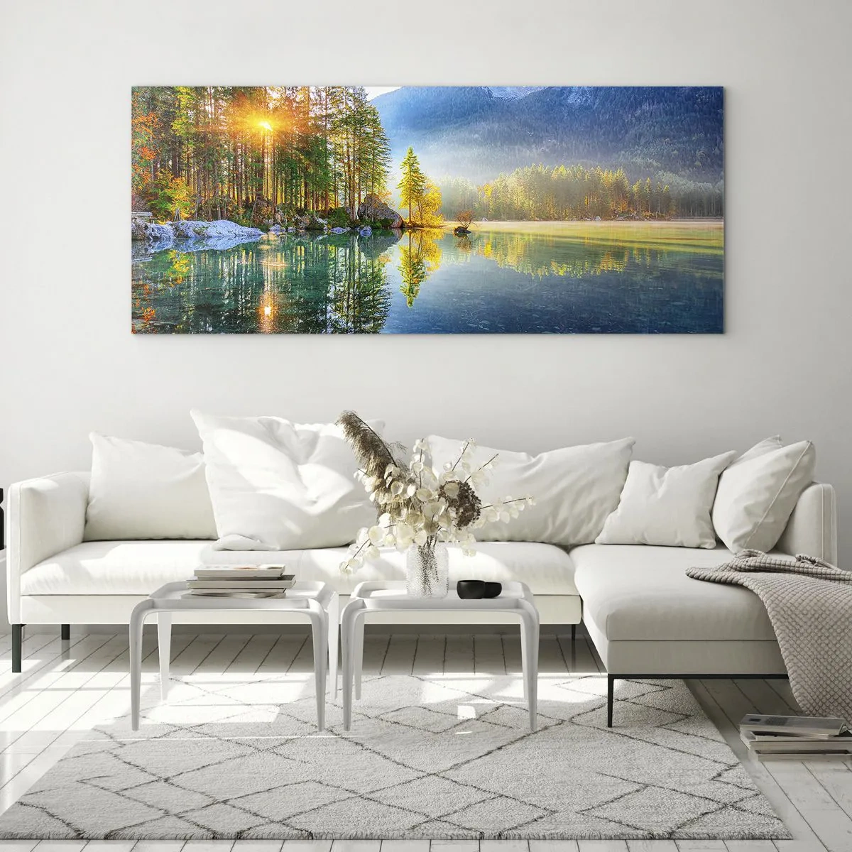 Tablou pe sticlă - Maiestate și dulceață - 160x50 cm