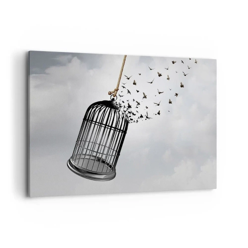 Tablou pe pânză - Credință...Speranță...Libertate! - 100x70 cm