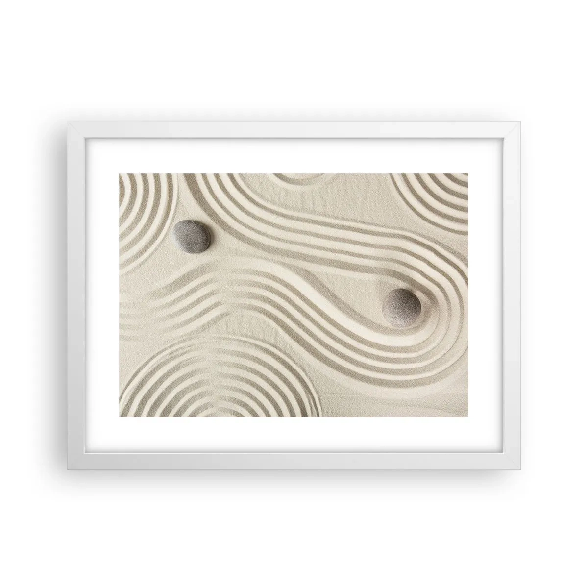 Poster în ramă albă - Atingere de căldură - 40x30 cm