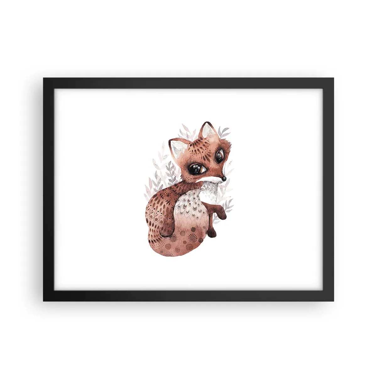 Poster în ramă neagră - Doar iubire - 40x30 cm