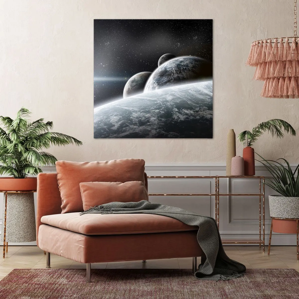 Tablou pe pânză - Muzica cosmică a sferelor - 70x70 cm