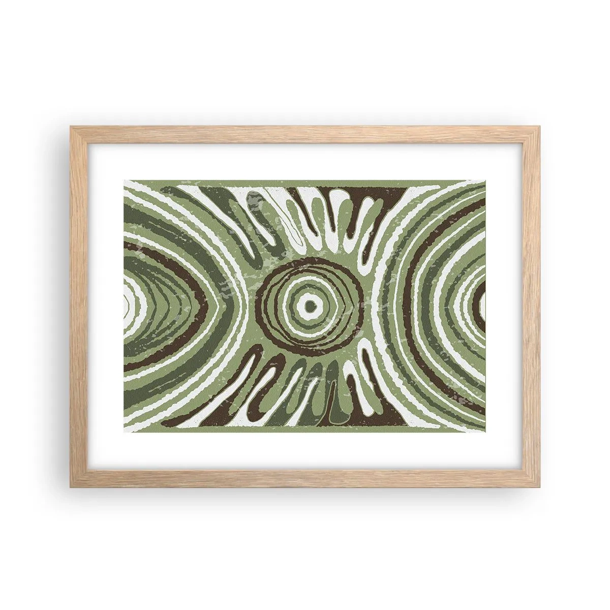 Poster în ramă de stejar deschis - Explozie de emoții - 40x30 cm