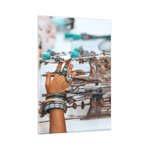 Tablou pe sticlă - Comori locale - 80x120 cm