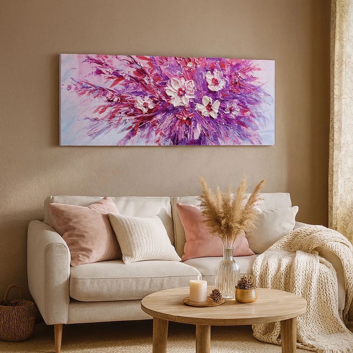 Tablou pe pânză - Inocență și pasiune  - 100x40 cm