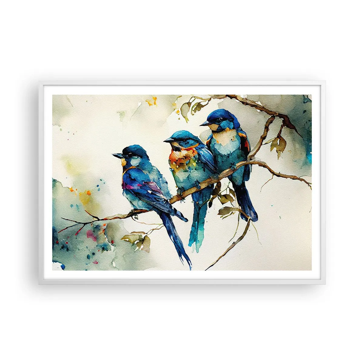 Poster în ramă albă - Se simte jignit? - 100x70 cm