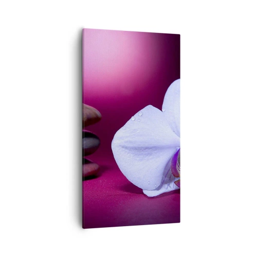 Tablou pe pânză - Un studiu al prospețimii în mov - 55x100 cm
