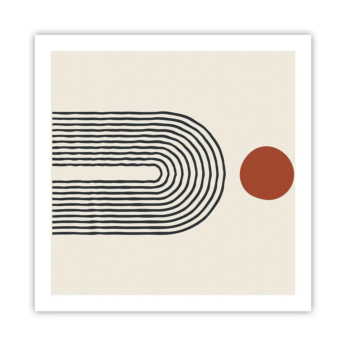 Poster - Magnetismul formelor și al culorilor - 60x60 cm