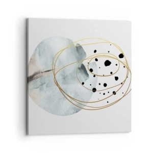 Tablou pe pânză - În îmbrățișarea spațiului - 70x70 cm