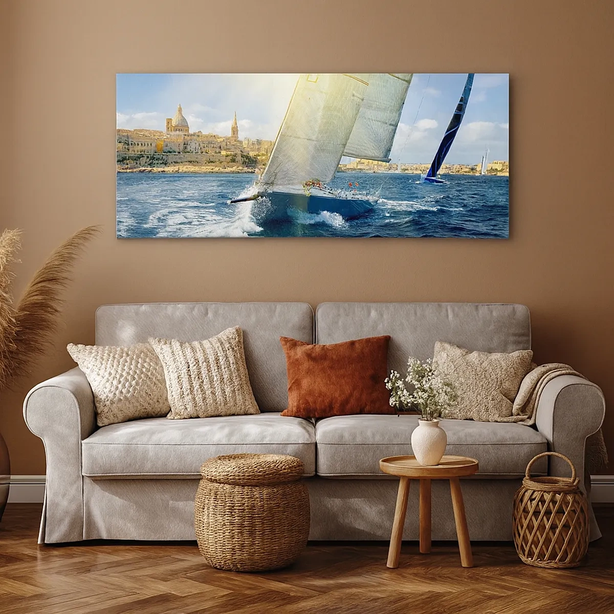 Tablou pe pânză - E timpul să părăsim orașul - 30x30 cm