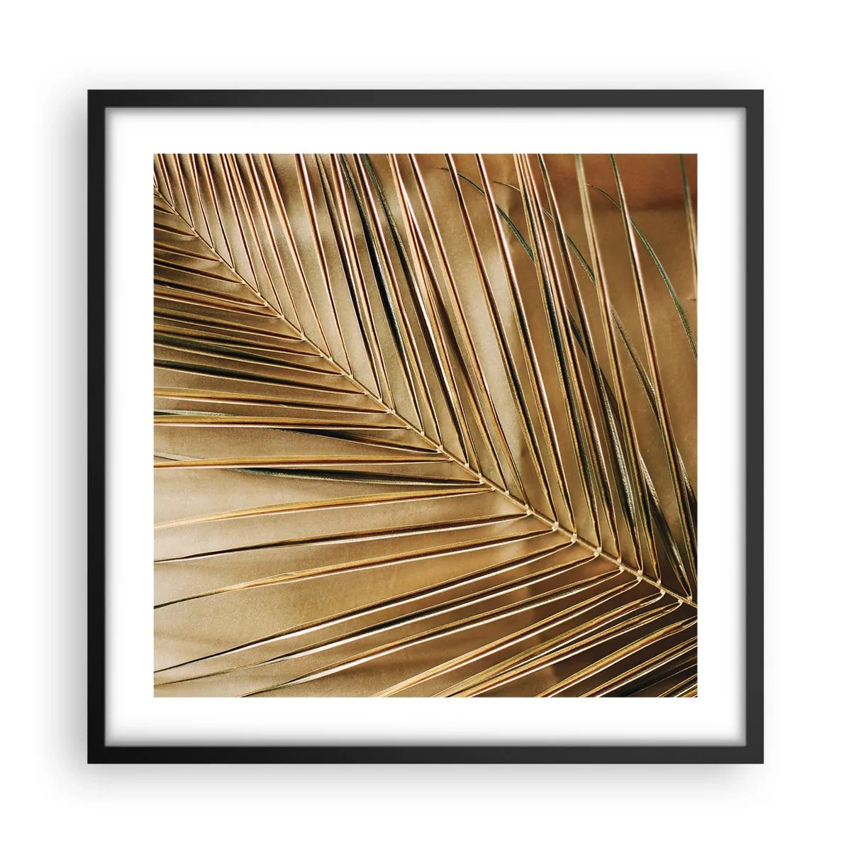 Poster în ramă neagră - Colonadă naturală - 50x50 cm