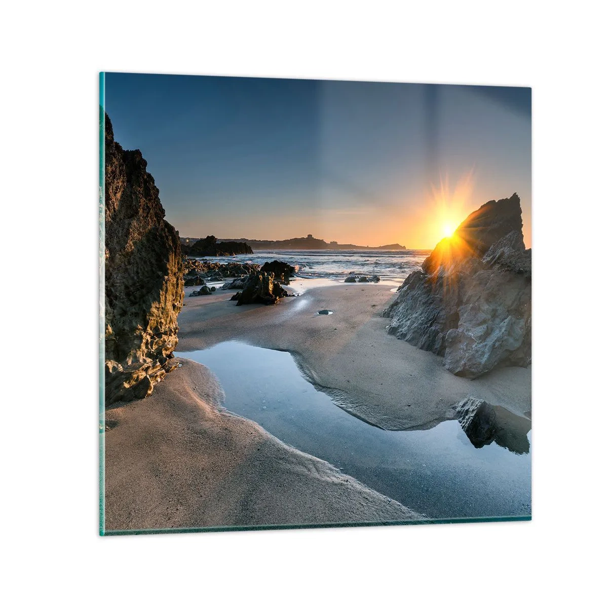 Tablou pe sticlă - Neatinse de mâna omului - 30x30 cm