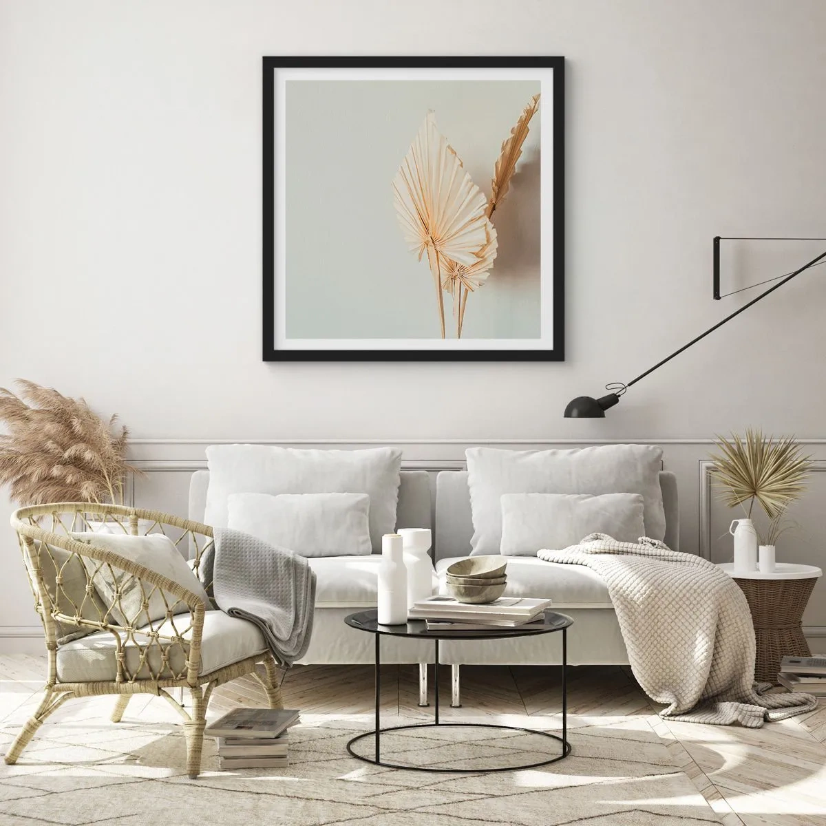 Poster în ramă neagră - Când este nevoie de ușurare - 30x30 cm