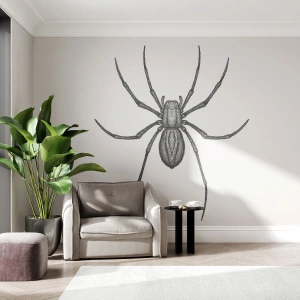 Tapet Premium Canvas - Precizie tulburătoare - Păianjen, Insectă, Minimalist - 150x105 cm