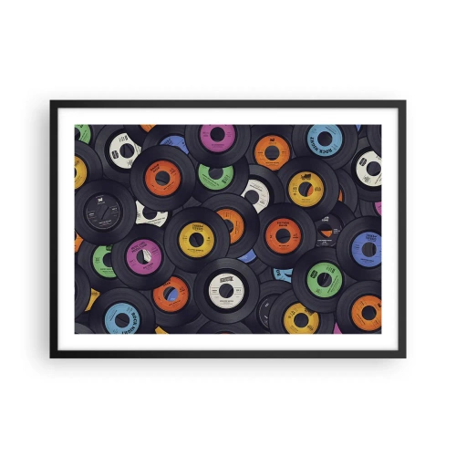 Poster în ramă neagră - Culorile clasicilor - 70x50 cm
