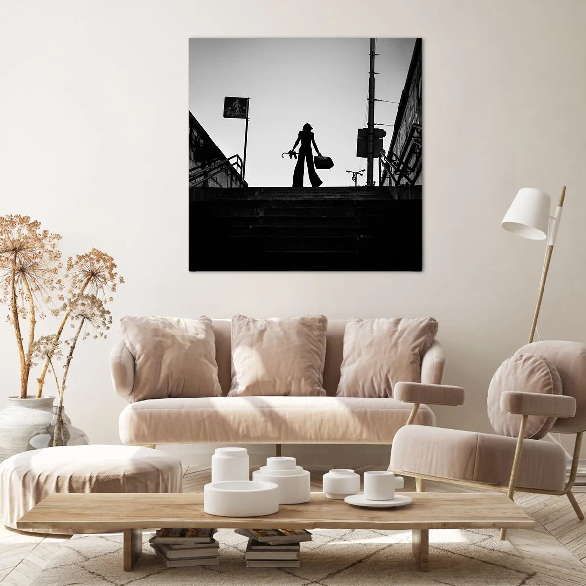 Tablou pe pânză - Rătăcire urbană - 30x30 cm