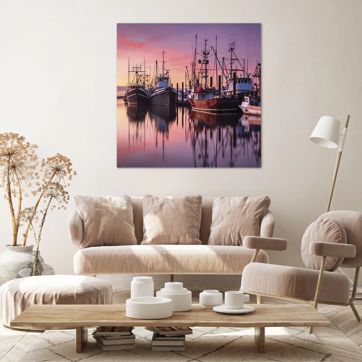 Tablou pe pânză - Înainte de o zi plină - 70x70 cm