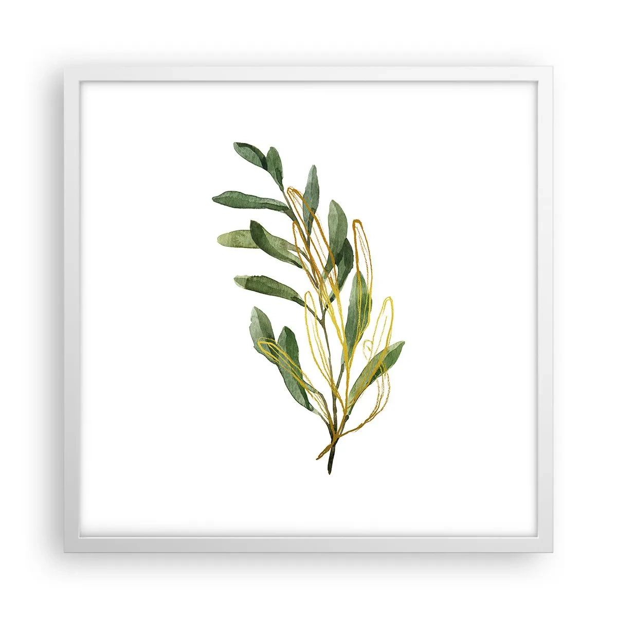 Poster în ramă albă - Toate cele bune - 50x50 cm