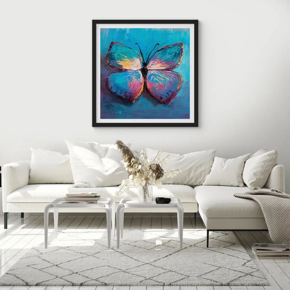 Poster în ramă neagră - În plină glorie - 60x60 cm