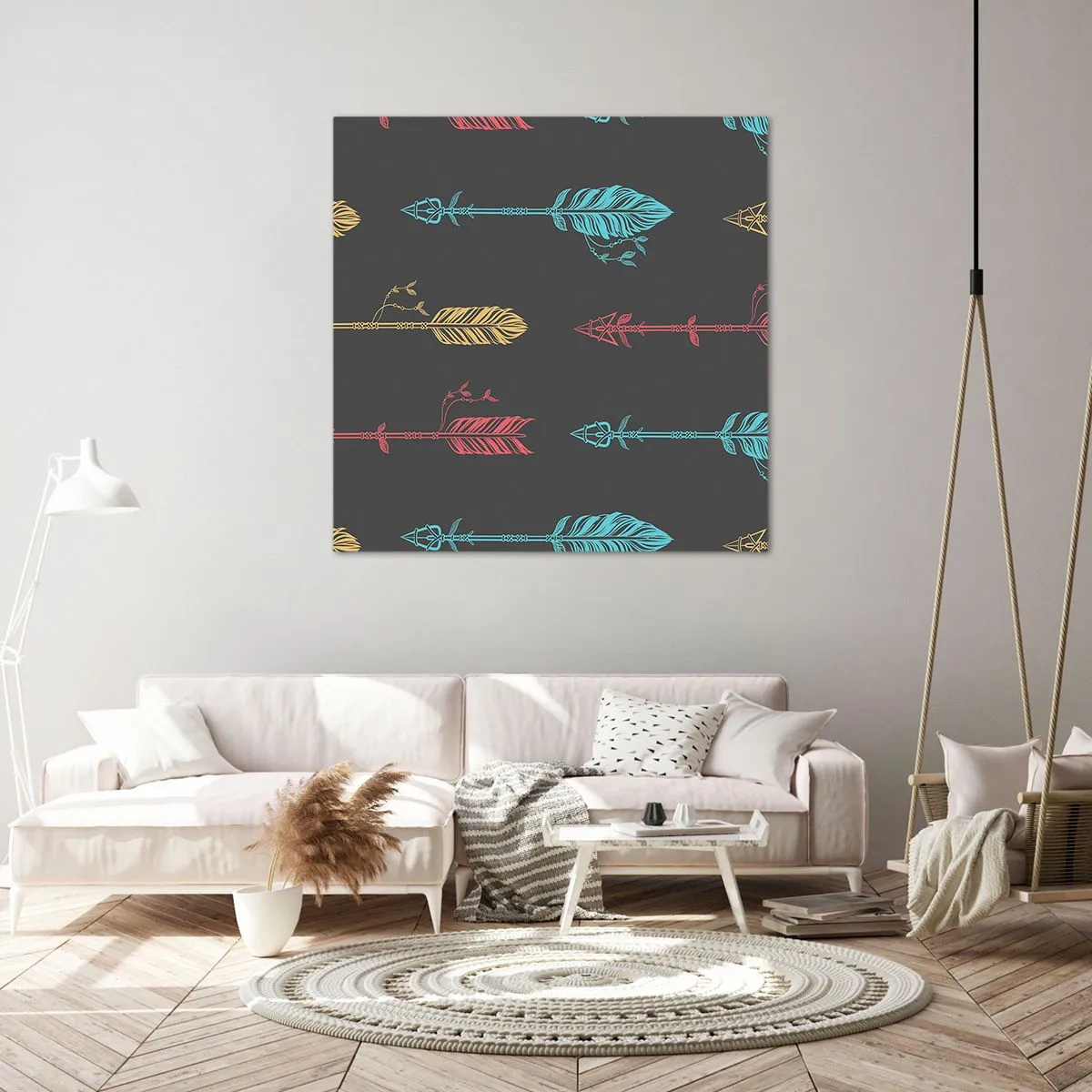 Tablou pe pânză - În ordine - 70x70 cm