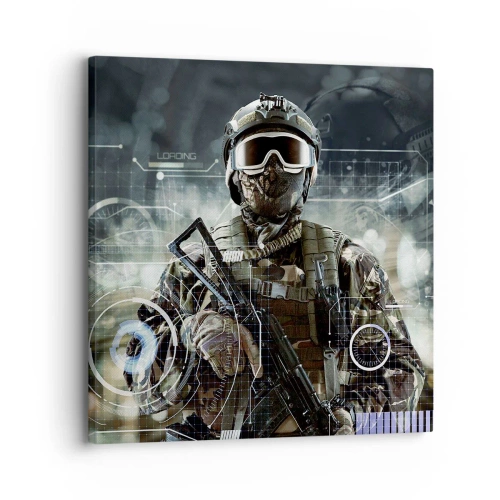 Tablou pe pânză - Putere la putere - 30x30 cm