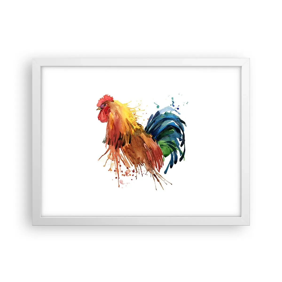 Poster în ramă albă - Haina regală, mândria regală - 40x30 cm