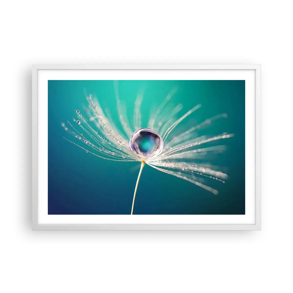 Poster în ramă albă - Moment mistic - 70x50 cm